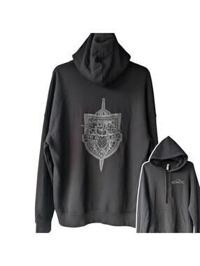 Bungie 30 Years Anniversary Destiny Hoodie 2XL Black PROMO Fleece Pullover Halo